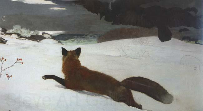 Winslow Homer Fox Hunt (mk44) Norge oil painting art